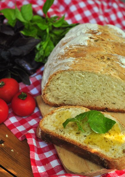 Хлеб на кефире, прованский хлеб